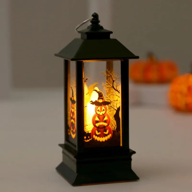 Halloween Pumpkin Ghost Hanging LED Lamp