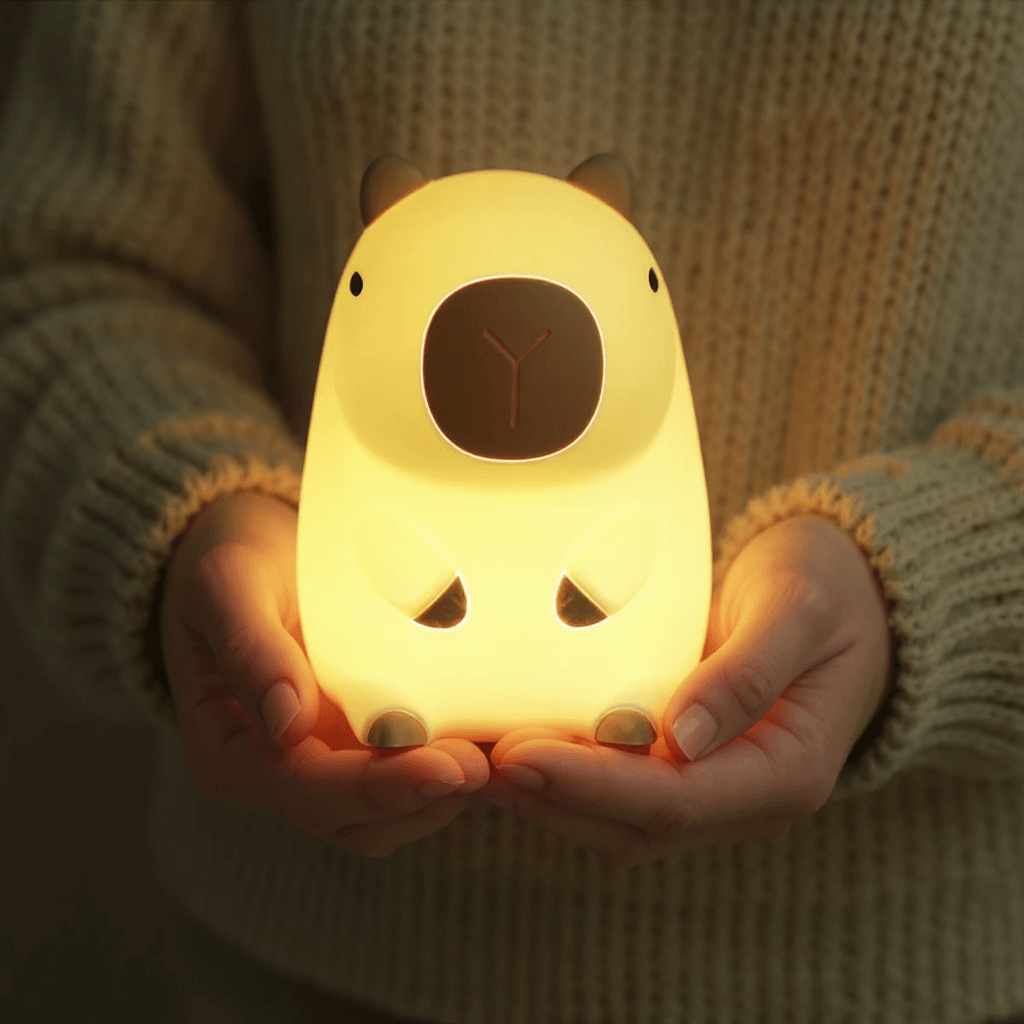 Adorable Capybara Night Light