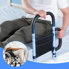 Adjustable Bedside Handrail Railing for Elderly & Pregnant Women