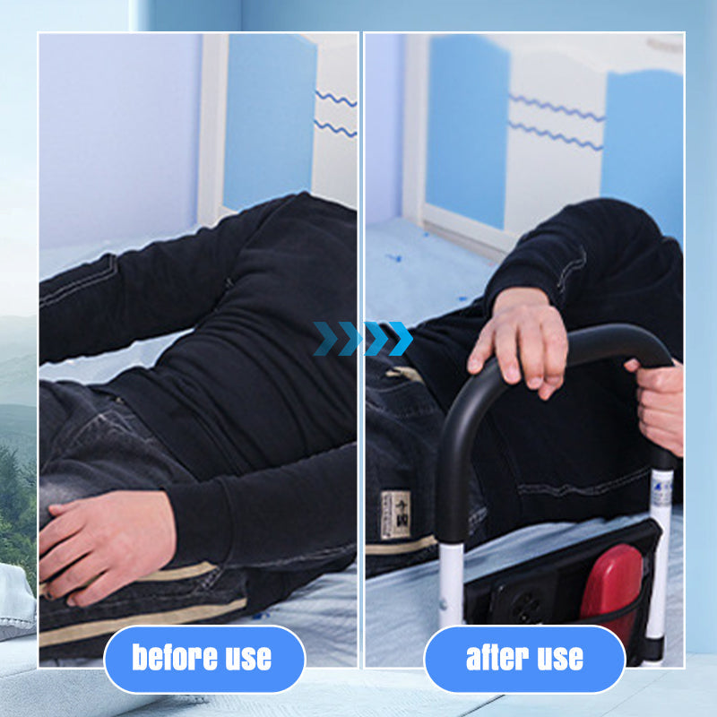 Adjustable Bedside Handrail Railing for Elderly & Pregnant Women